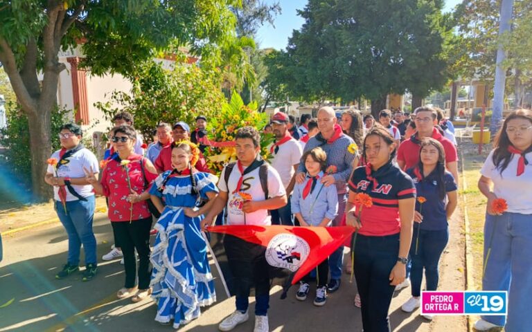 Juventud Sandinista conmemora 36 aniversario del paso a la inmortalidad de “Nora Astorga”