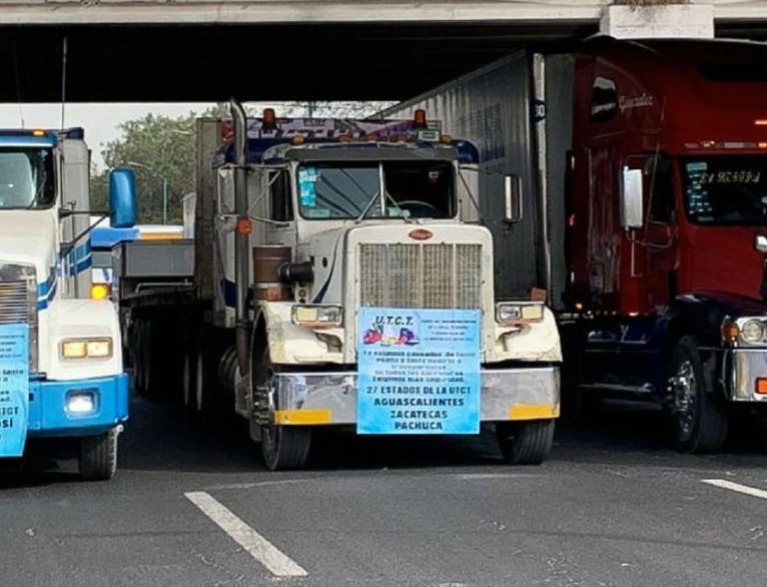 Inicia el Paro Nacional de Transportistas en México
