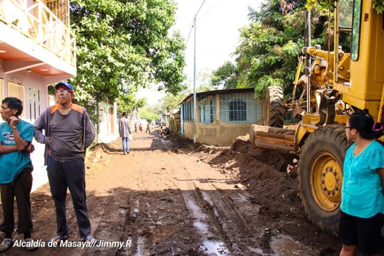 Revestimiento de cauce en Waspán Norte presenta un avance del 60%