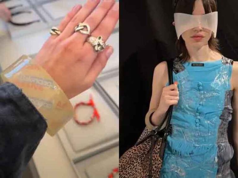 Balenciaga lanza su pulsera de cinta adhesiva