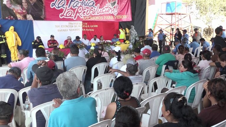 Inauguran estación de bomberos número 205 en el país ubicada en Sabana Grande