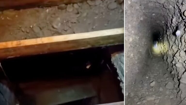 Descubren túnel subterráneo de 130 metros de longitud utilizado por contrabandistas