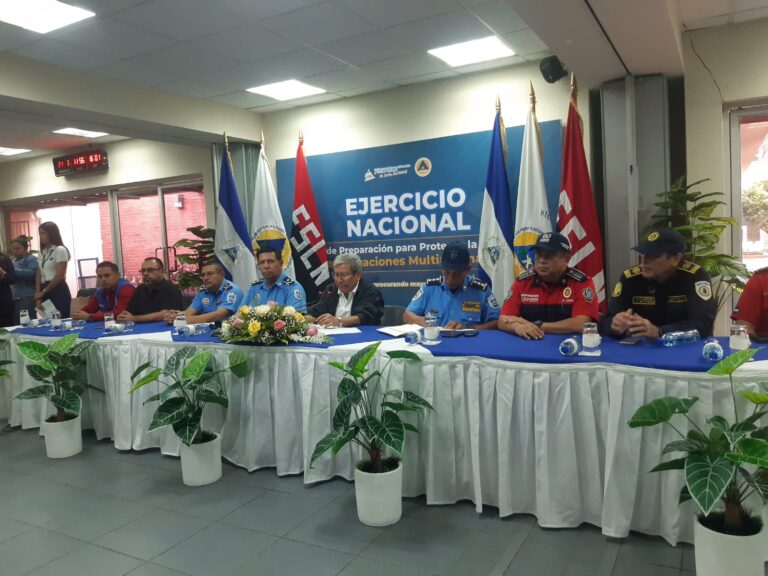 Nicaragua realiza Primer Ejercicio de Preparación para Proteger la Vida 2024