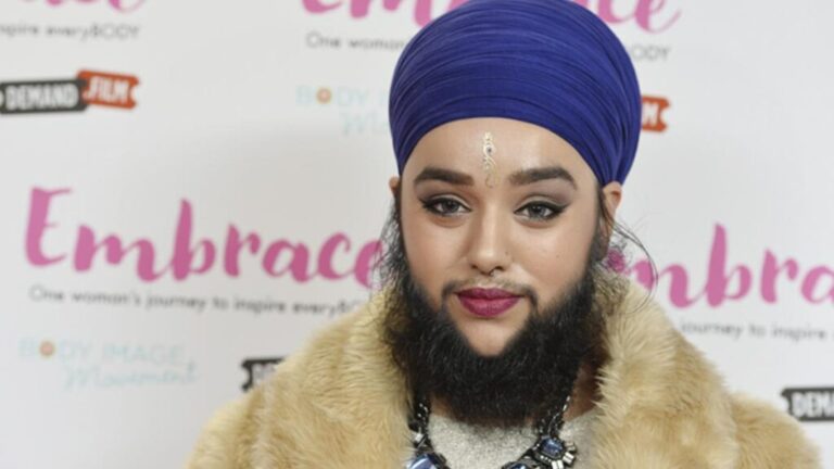 Mujer con barba es rechazada por los hombres