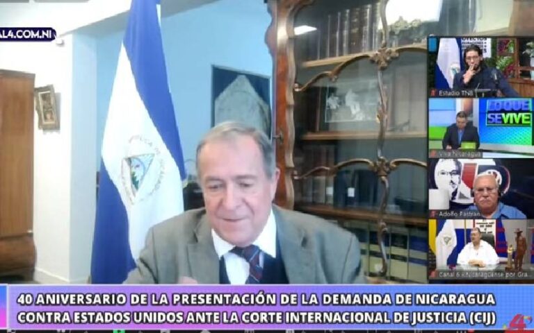 Se conmemoran 40 años de la demanda de Nicaragua contra EEUU ante la CIJ