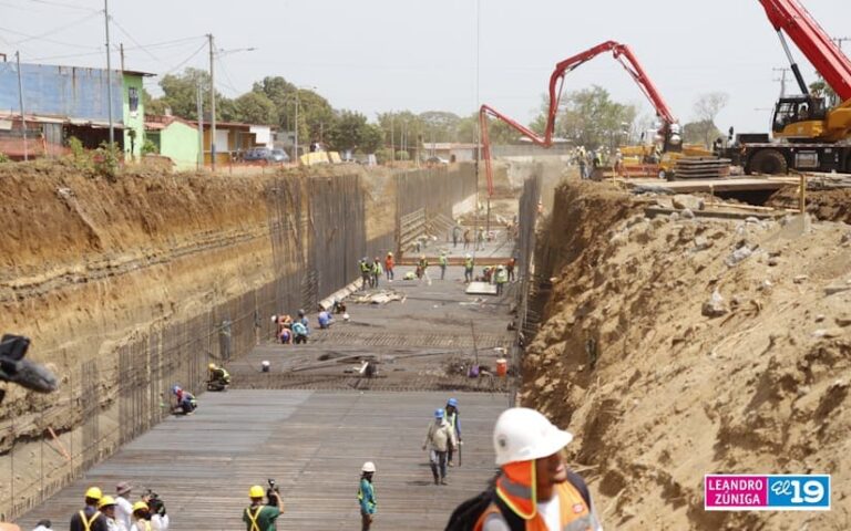 Avanza ampliación del cauce Oriental en Managua