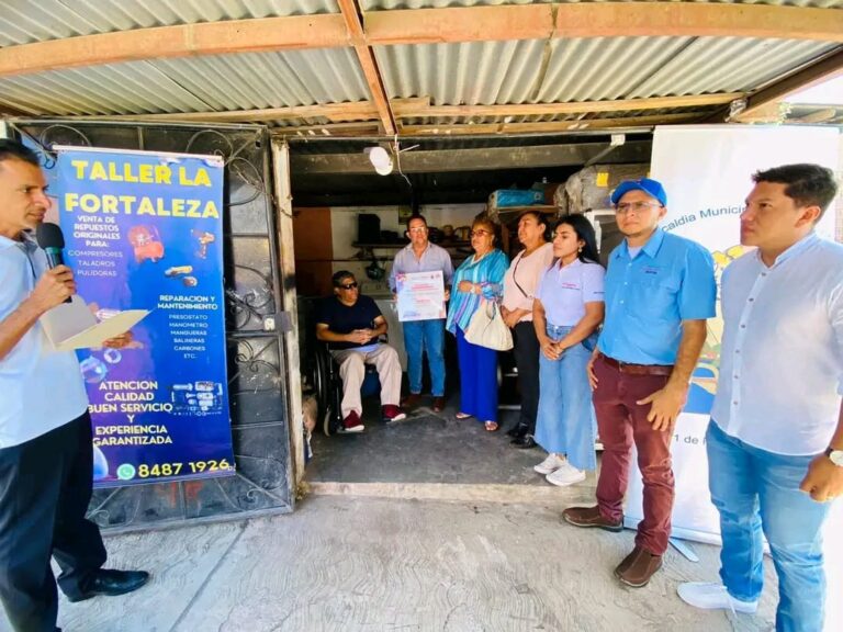 Entregan reconocimiento a taller “La Fortaleza “en Jinotepe