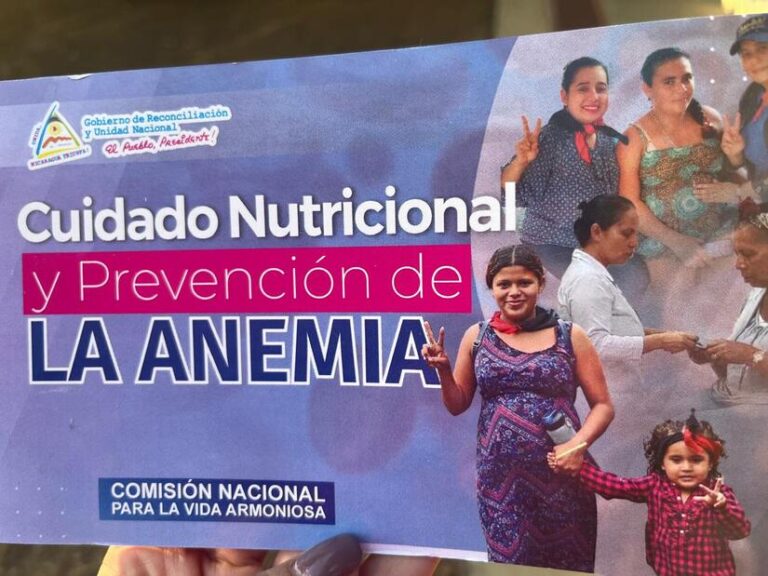 Lanzan Cartilla para el Cuido Nutricional y Prevención de la Anemia