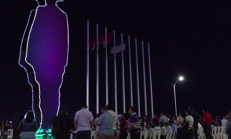 Juventud Sandinista celebra Mes de la Paz y las Victorias en Loma de Tiscapa