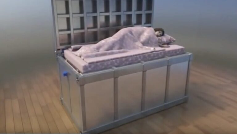 Diseñan una cama a prueba de terremotos