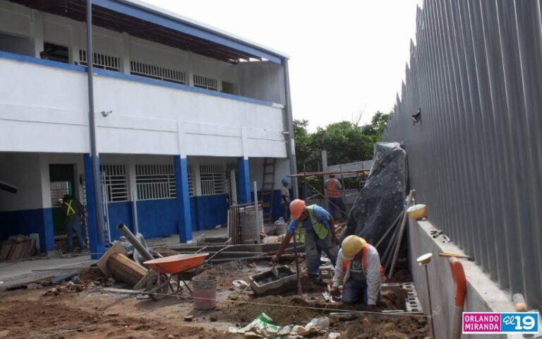 Rehabilitan el Centro Escolar San Carlos La Francia en Ticuantepe