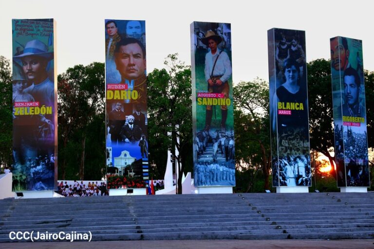 Inauguran Parque de los Héroes de la Dignidad Nacional en Managua