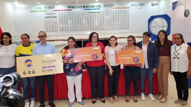 Lotería Nacional realiza la quinta entrega de utilidades al IND y MIFAN