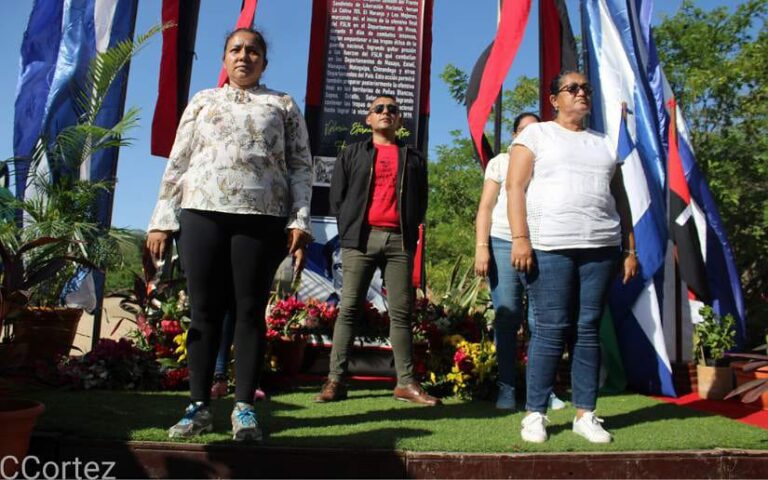 Rinden homenaje en el 45 aniversario de la Toma de la Colina 155 en Rivas