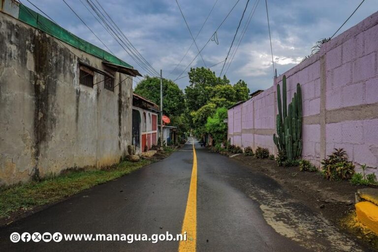 Más progreso con la entrega de 15 cuadras pavimentadas en el barrio Francisco Salazar