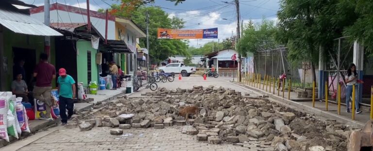 Alcaldía de Somoto y FOMAV rehabilitan calles