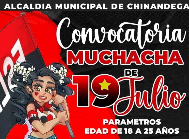 Chinandega abre inscripciones para el Certamen Muchacha 19 de julio
