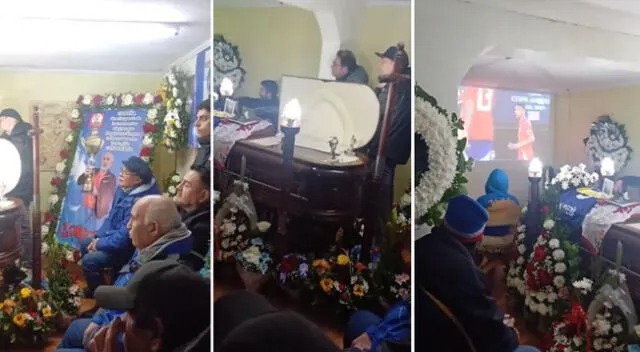 Acuden a un velorio y terminan disfrutando de un partido de fútbol