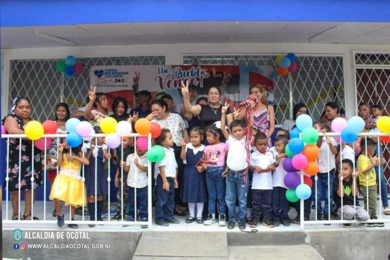 Inauguran remodelación de preescolar en Ocotal
