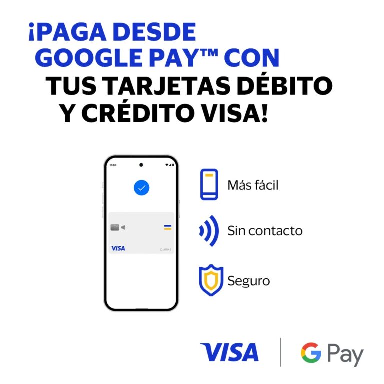 Visa  integra sus tarjetas a la Billetera de Google en Nicaragua