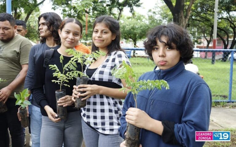 Realizan jornada de reforestación en Veracruz-Managua