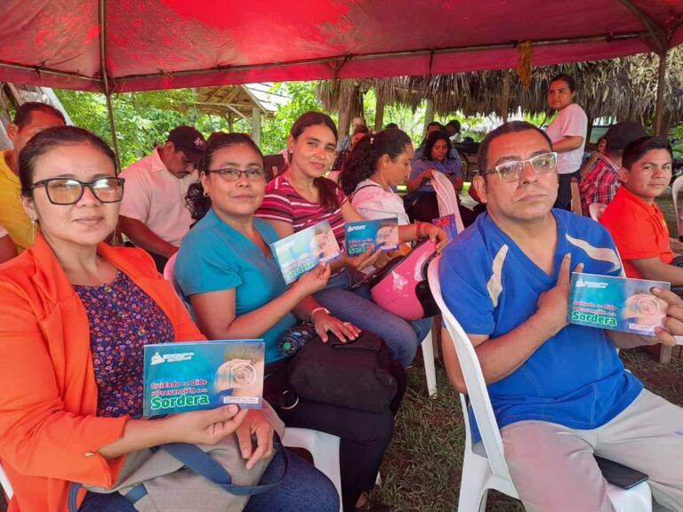 Minsa realiza lanzamiento de cartilla sobre el cuido del oído en Siuna