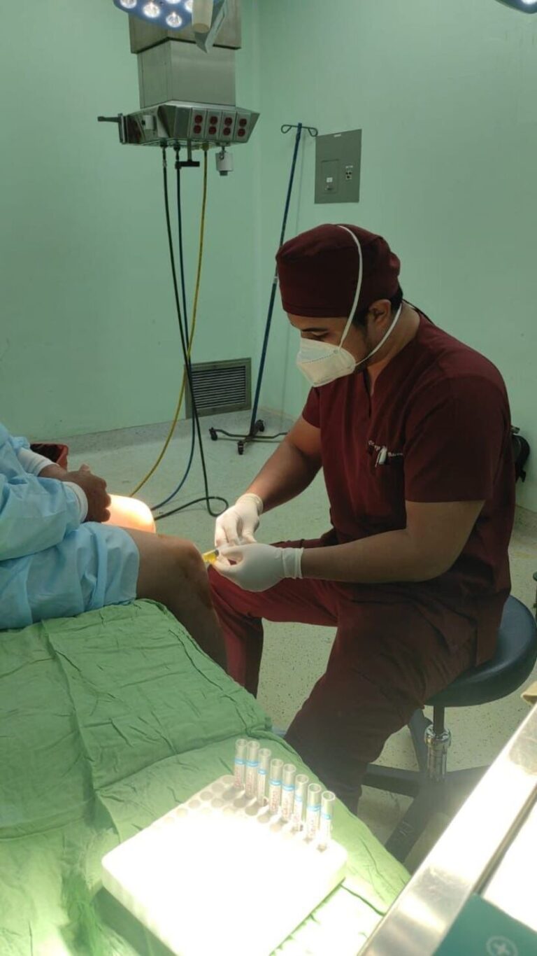 Veinte pacientes fueron atendidos en jornada de infiltración de plasma