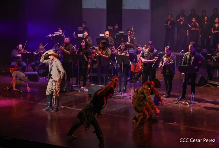 Artistas nicaragüenses le cantan al 45/19
