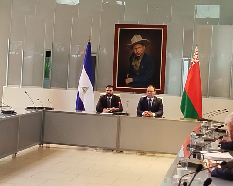 Nicaragua firma importantes acuerdos con Belarús