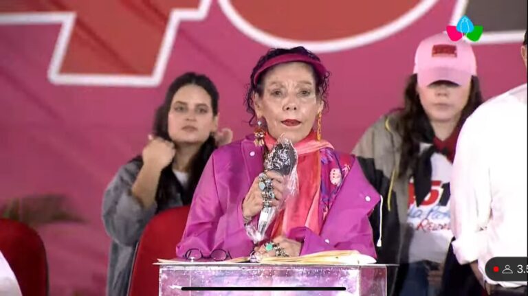 “Estamos aquí celebrando como pueblo de Dios”, expresó Rosario Murillo