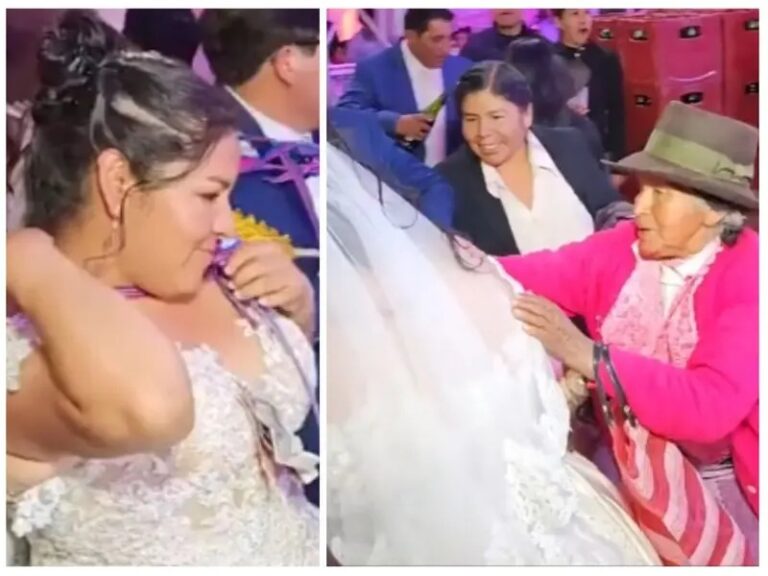Novia rechaza el humilde regalo de bodas de una señora de 80 años