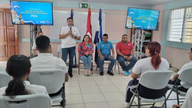 MINED presenta resultados de los Juegos Nacionales de Secundaria 2024