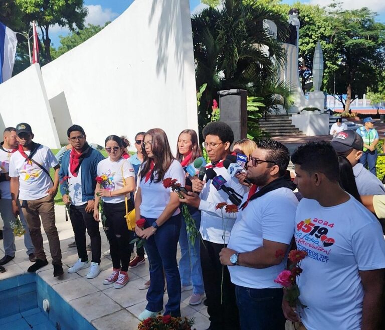 Juventud Sandinista destaca el legado del Comandante Tomás Borges