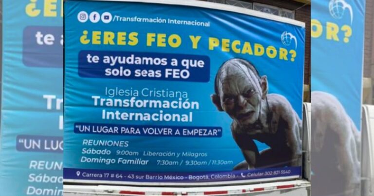 Iglesia ofrece sus servicios para ser sólo feo y no pecador