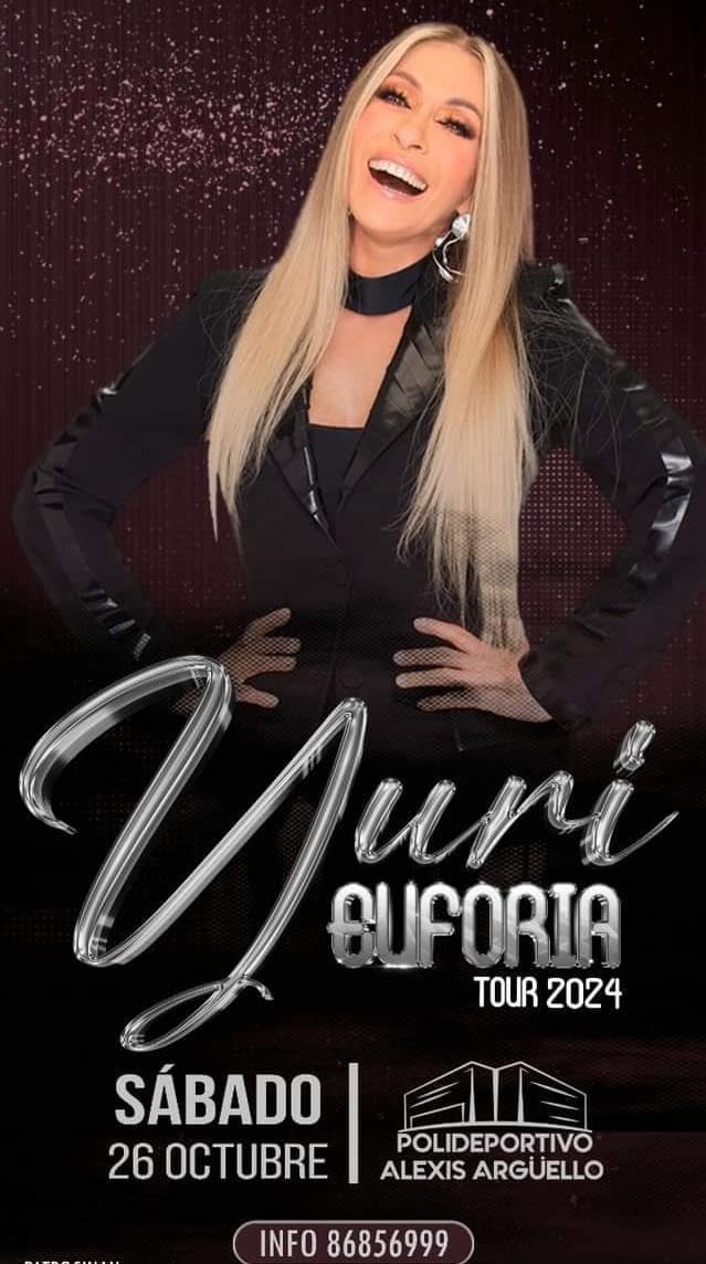 Yuri llenará de “Euforia” a toda Nicaragua