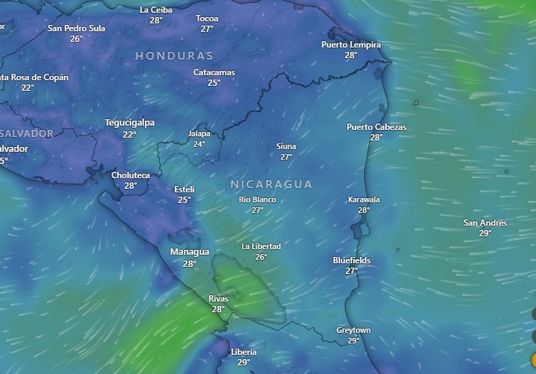 Vaguada persistirá en territorio Nicaragüense