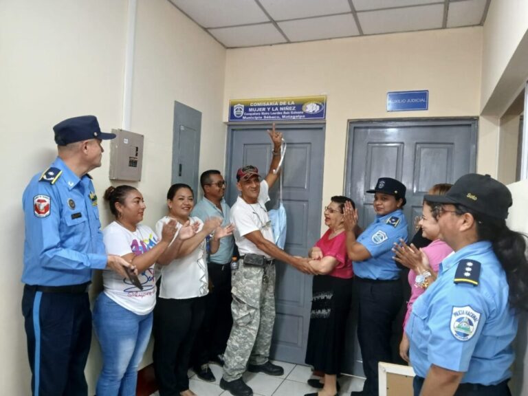 Inauguran Comisaría para mujeres y niños en Sébaco