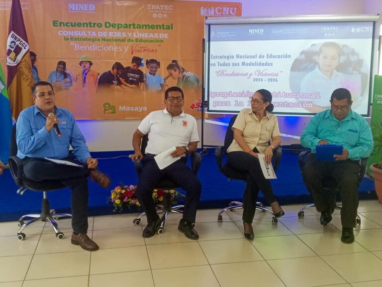 Consultan Estrategia de Educación en Nicaragua