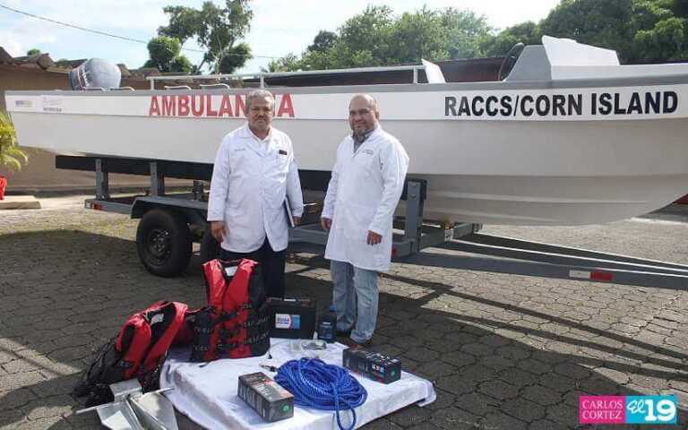 El Tortuguero y Corn Island reciben dos ambulancias acuáticas