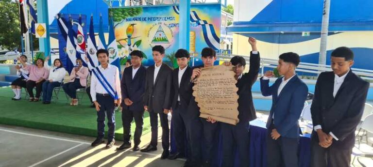 Realizan lectura del Acta de Independencia Centroamericana