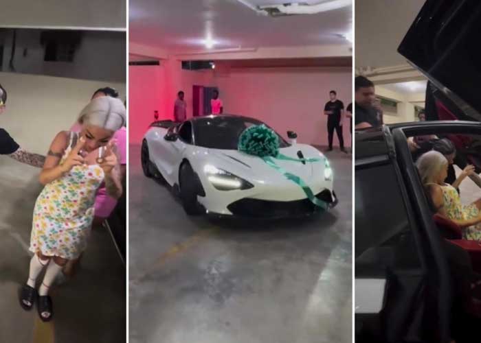 Tekashi le regala lujoso carro a Yailin