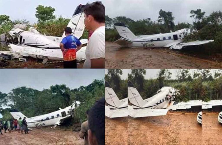 14 personas fallecieron por accidente aéreo en el estado brasileño de Amazonas