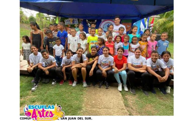 Gobierno Sandinista sigue instalando escuelas de arte en los municipios