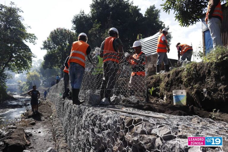 Avanza el proyecto de estabilización de talud en Monte Fresco