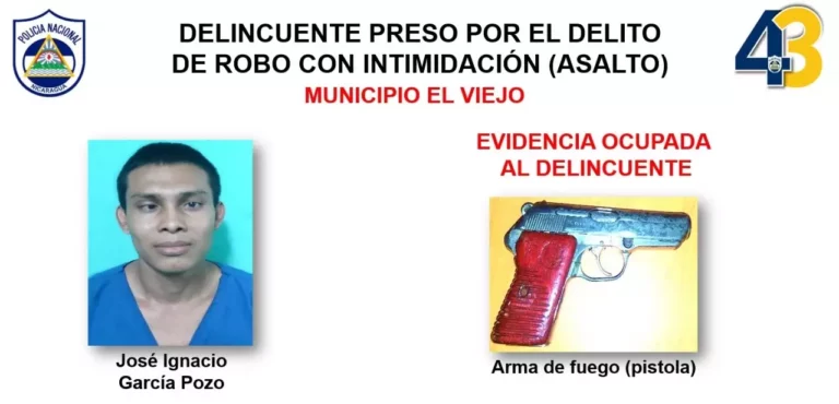 Un total de 15 delincuentes fueron capturados en Chinandega