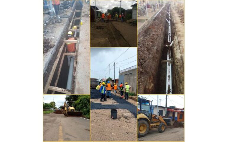 Enacal avanza en proyecto de saneamiento en Jinotepe