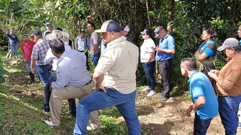 Delegación de Café Ometepe visita la Finca El Ciprés, Nueva Segovia