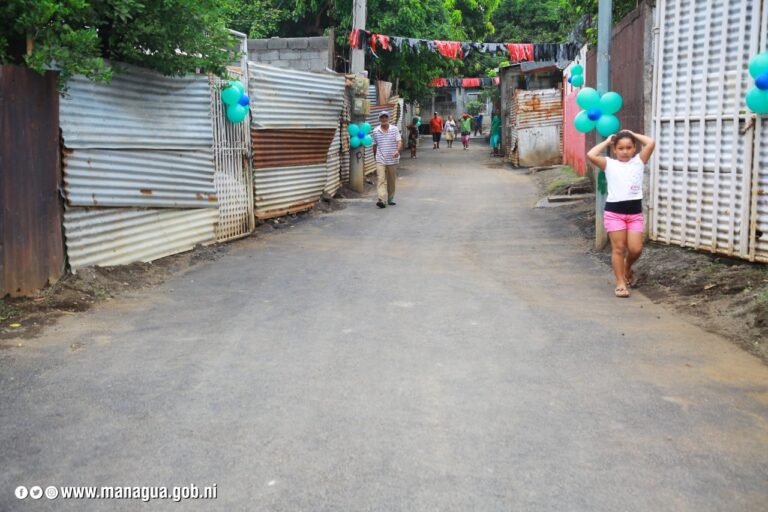 Familias del barrio Carlos Núñez cuenta con nueva calle