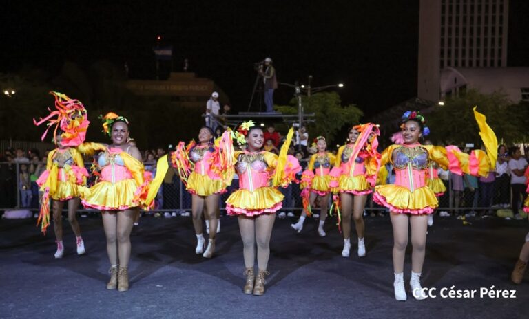 Realizan Carnaval de Año Nuevo 2024 en Managua
