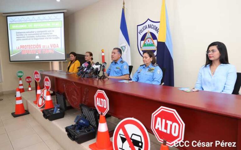 Presentan Cartilla de Educación Vial para la Protección de la Vida en Managua